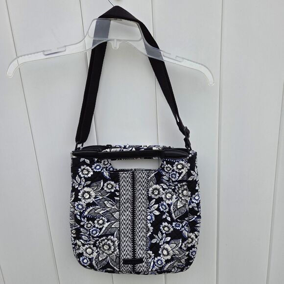 Vera Bradley Change It Up CROSSBODY Purse FLORAL MICROFIBER Clutch Handbag Tote - Picture 1 of 13